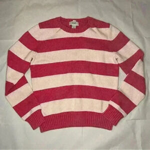 Pink & White Stripe Sweater